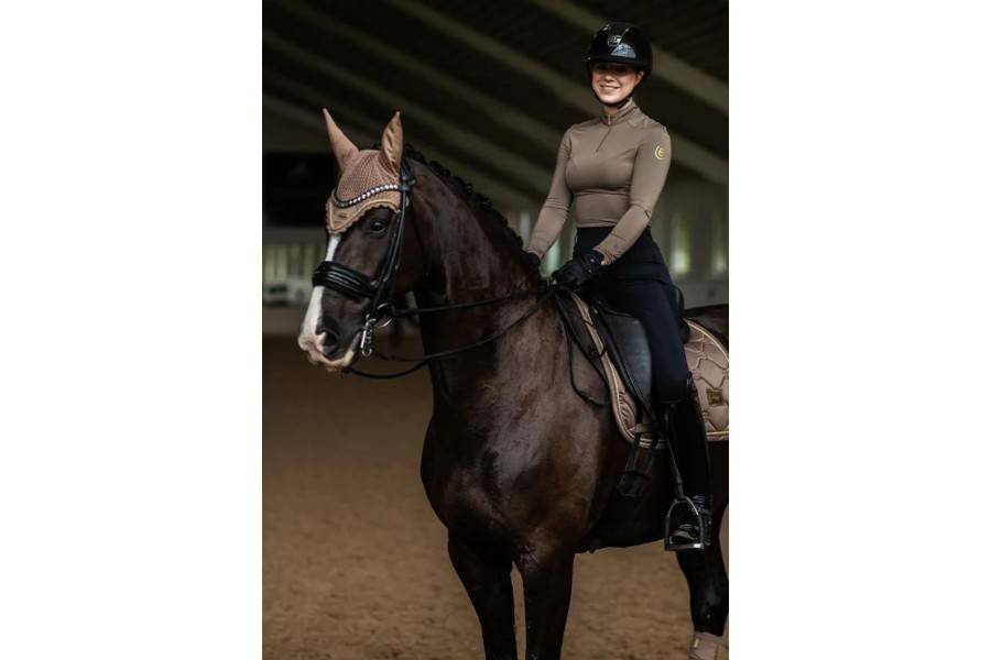 Orejeras Equestrian Stckholm Champagne | Calvet Animales y