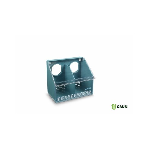 Comedero Palomas 2 Agujeros Gaun | Animales de granja. Calvet Animals i