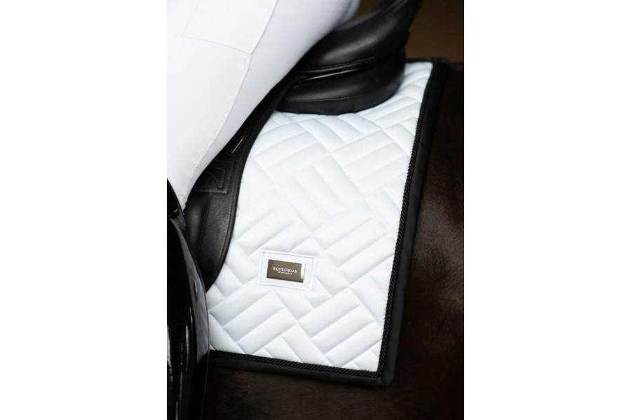 Sudadero Doma Equestrian Stockholm Modern Blanco/Negro | Calvet