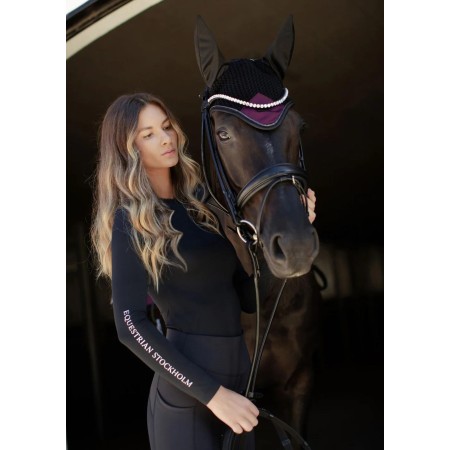 Base Layer Equestrian Stockholm Dynamic Màniga Llarga Negre | Calvet Animals i