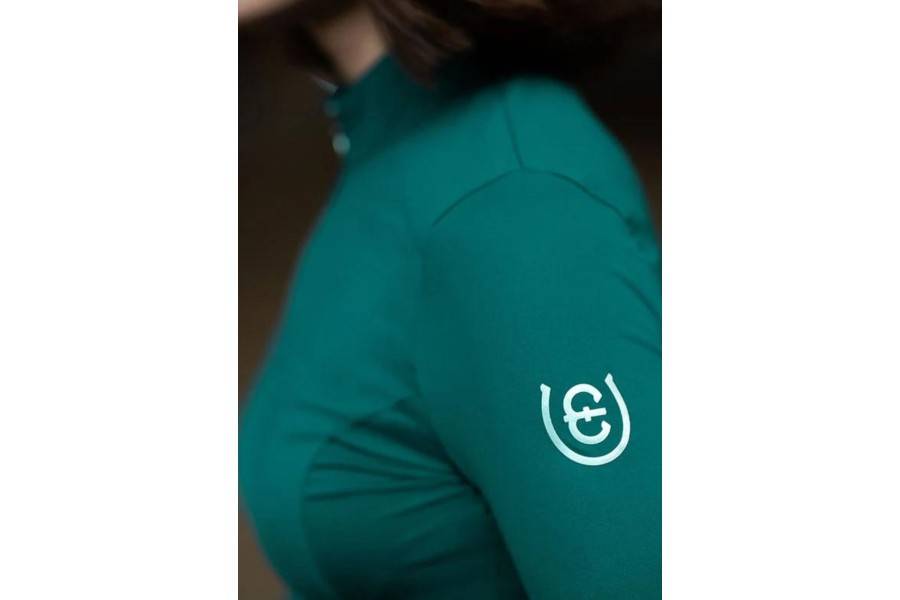 Samarreta Dona Màniga Llarga Equestrian Stockholm Air Breeze Emerald | Calvet