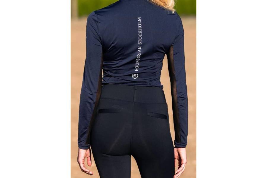 Samarreta Dona Màniga Llarga Equestrian Stockholm Air Breeze Midnight | Calvet