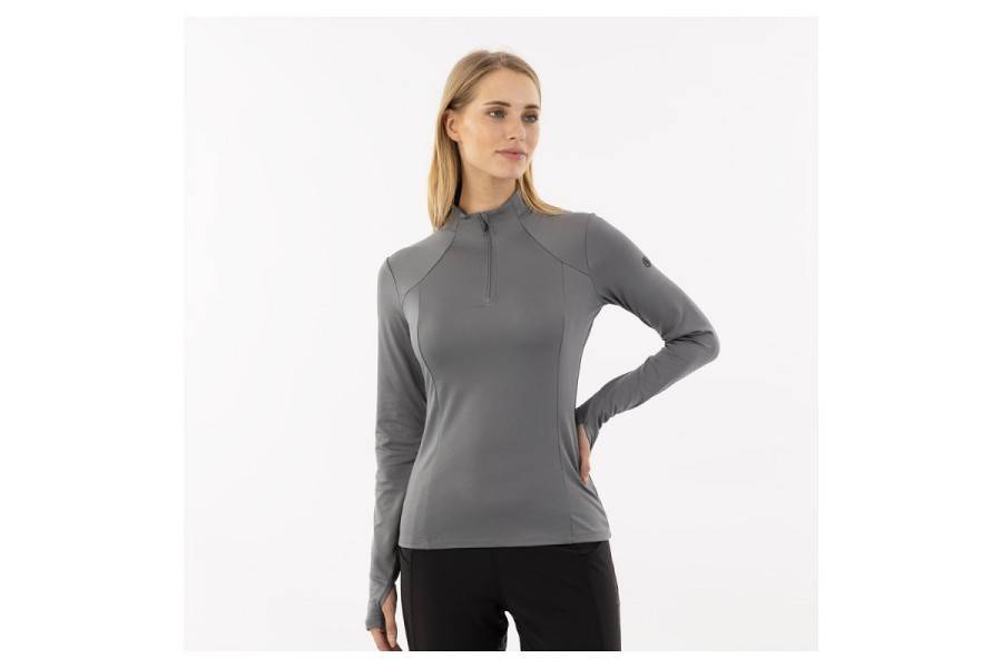 Samarreta Dona Màniga Llarga BR Franka Zip-Up Quiet Shade | Calvet Animals i Plantes