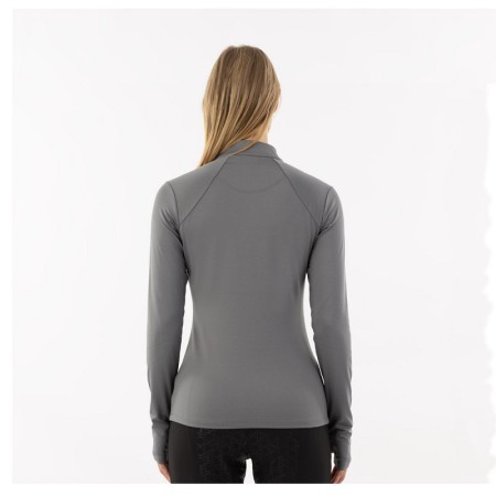 Camiseta Mujer Manga Larga BR Franka Zip-Up Quiet Shade | 2