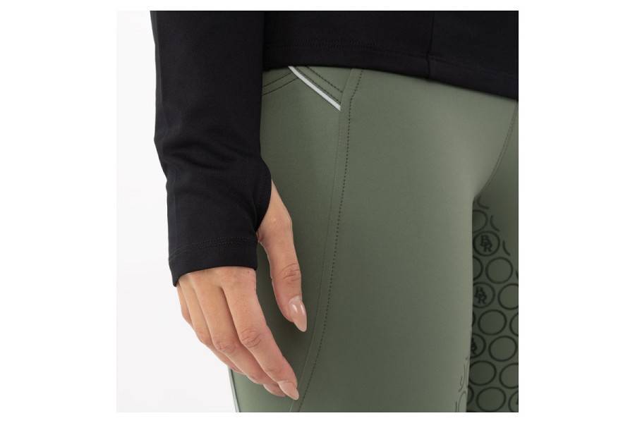 Samarreta Dona Màniga Llarga BR Franka Zip-Up Meteorite | Calvet Animals i Plantes