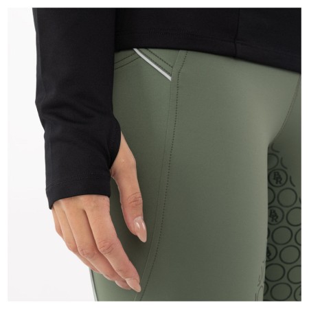 Samarreta Dona Màniga Llarga BR Franka Zip-Up Meteorite | Calvet Animals i Plantes