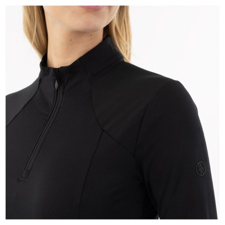 Camiseta Mujer Manga Larga BR Franka Zip-Up Meteorite | Calvet