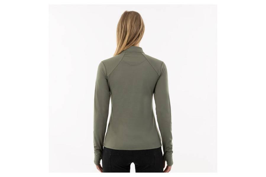 Camiseta Mujer Manga Larga BR Franka Zip-Up Beetle | Calvet