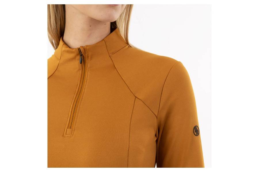 Samarreta Dona Màniga Llarga BR Franka Zip-Up Cathay Spice | Calvet Animals i