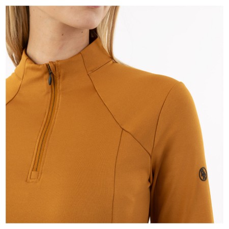 Samarreta Dona Màniga Llarga BR Franka Zip-Up Cathay Spice | Calvet Animals i