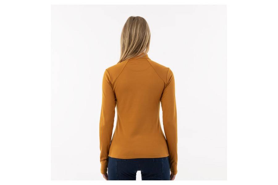 Camiseta Mujer Manga Larga BR Franka Zip-Up Cathay Spice |