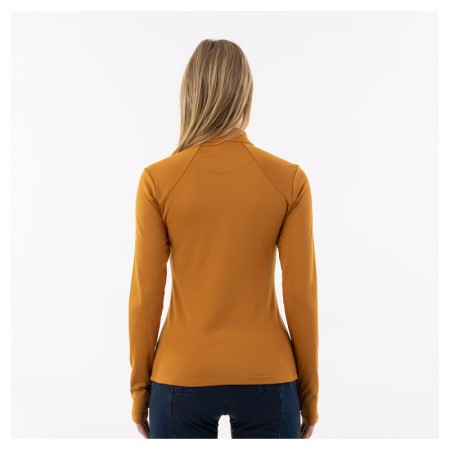 Samarreta Dona Màniga Llarga BR Franka Zip-Up Cathay Spice | Calvet Animals i