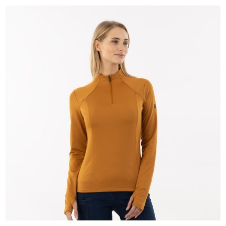 Samarreta Dona Màniga Llarga BR Franka Zip-Up Cathay Spice | Calvet Animals i