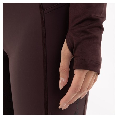 Samarreta Dona Màniga Llarga BR Franka Zip-Up Fudge | Calvet Animals i Plantes