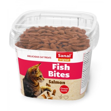 Premis Gat Salmó Bites 75 Gr | Calvet Animals i Plantes