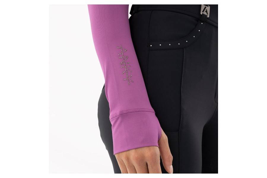 Samarreta Màniga Llarga Coll Alt ANKY ATC242301 Striking Purple | Genet