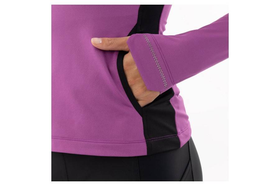 Samarreta Dona Màniga Llarga ATC242303 Zip Striking Purple | Genet