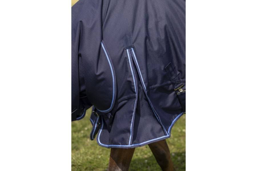 Manta Cavall Exterior Coll Alt ECO 600D 220Gr Blau Marí | Mantes