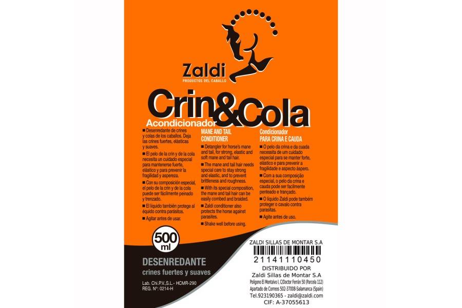 Acondicionador Crin y Cola 0,5 L Zaldi