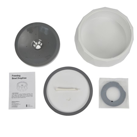  Casa para perro | Bebedero Bowl Dropfree 1L Blanco | Calvet 2